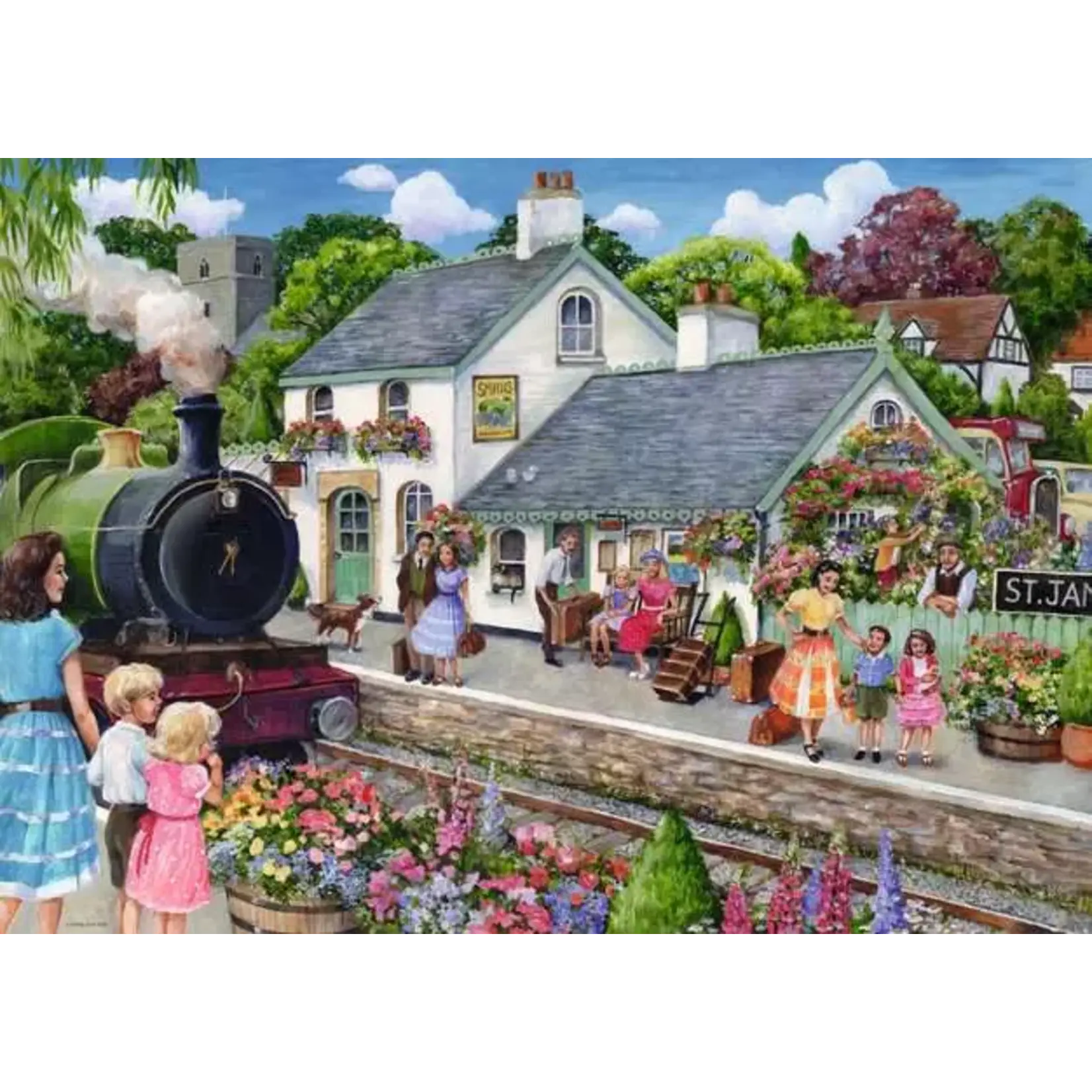Ravensburger Whistle Stop Cottage - 1000 Piece