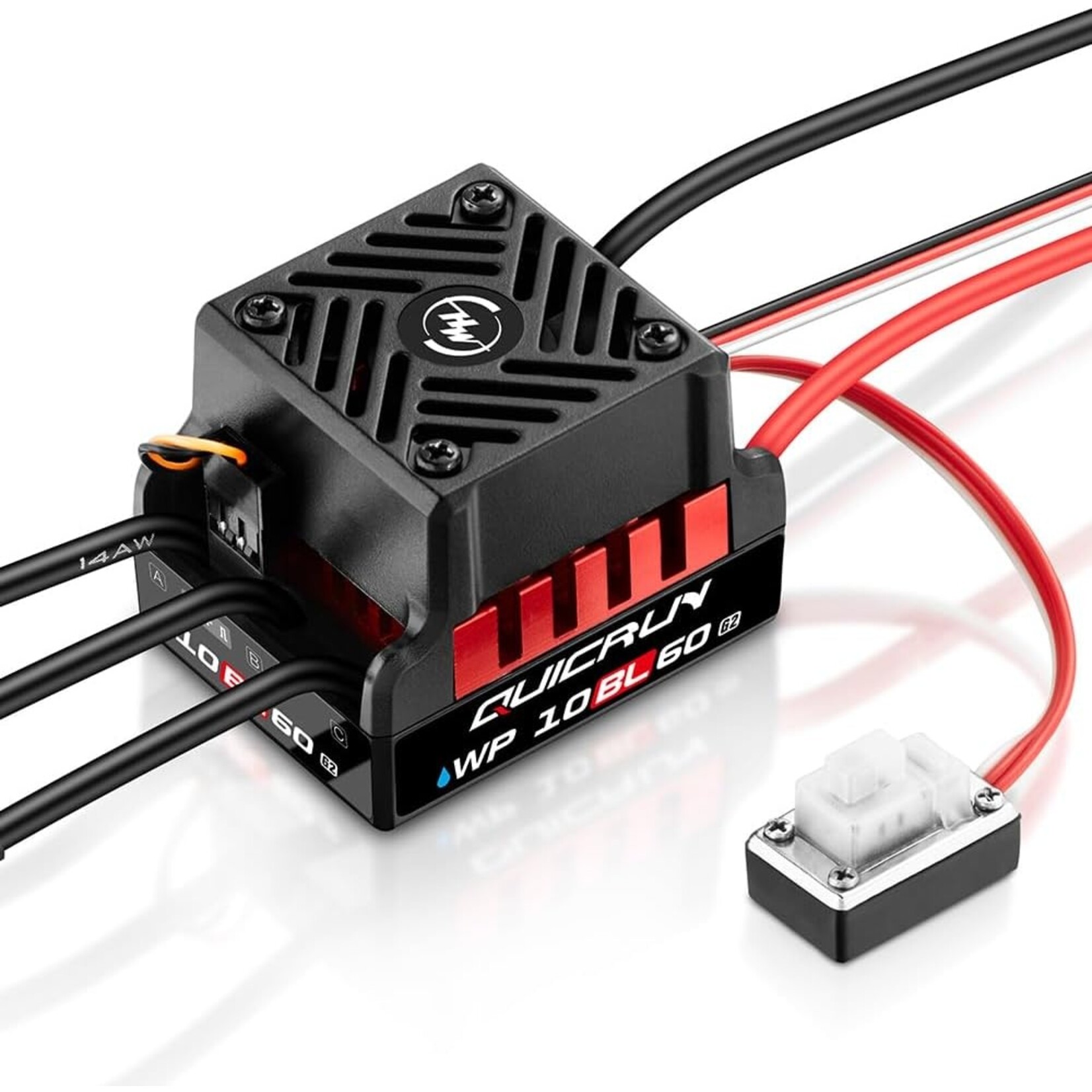 HobbyWing 30107300 - QuicRun Brushless ESC - WP-10BL60 G2 (2-3S)