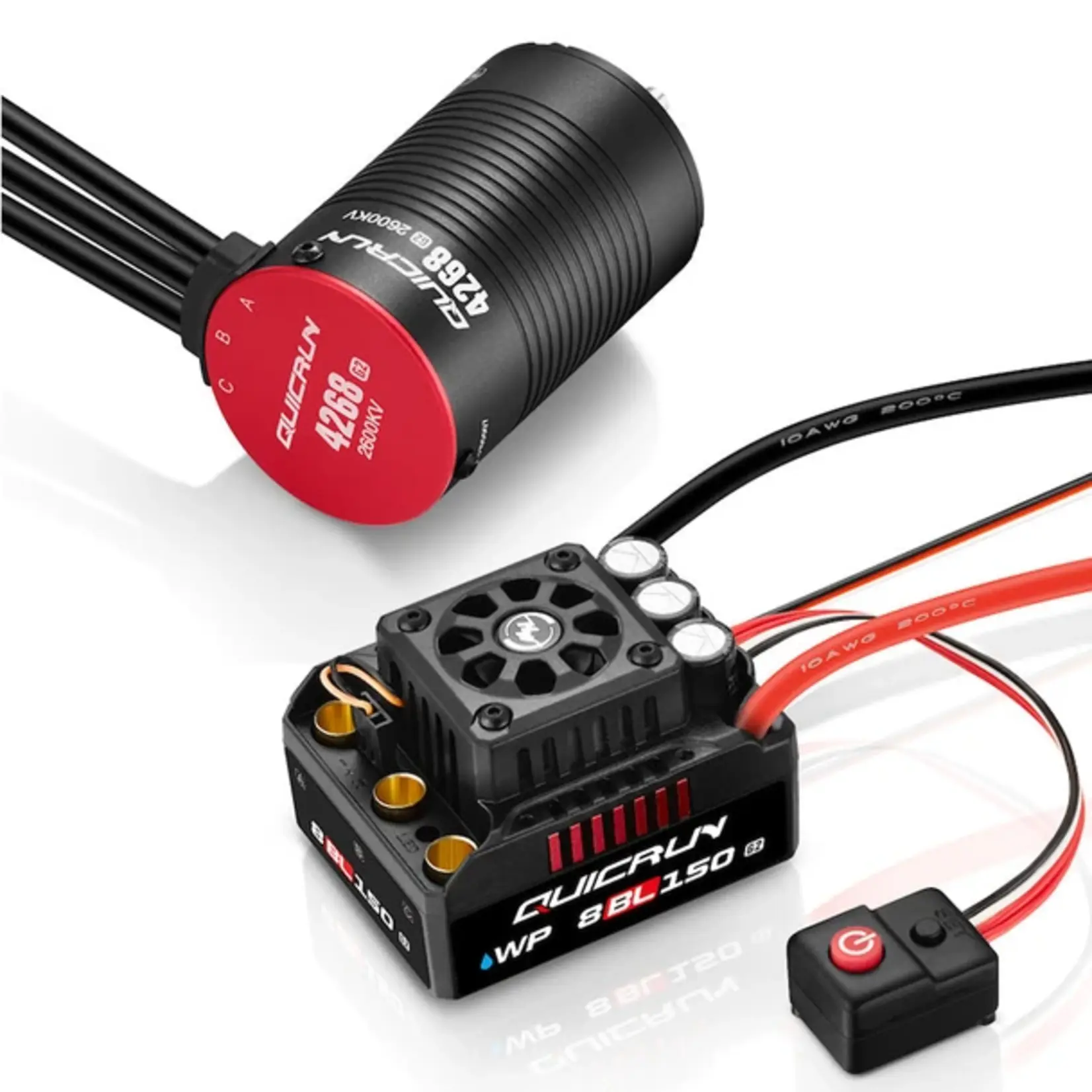 HobbyWing 38030400 - Quicrun WP 8BL150 G2 Combo (2600kv)