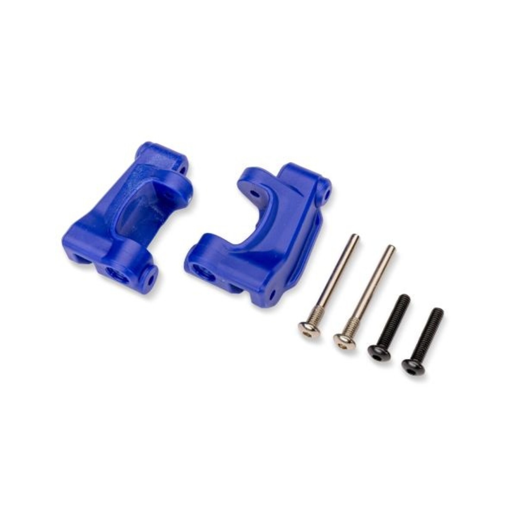 Traxxas 9136X-BLUE - Caster Blocks EHD Blue L&R