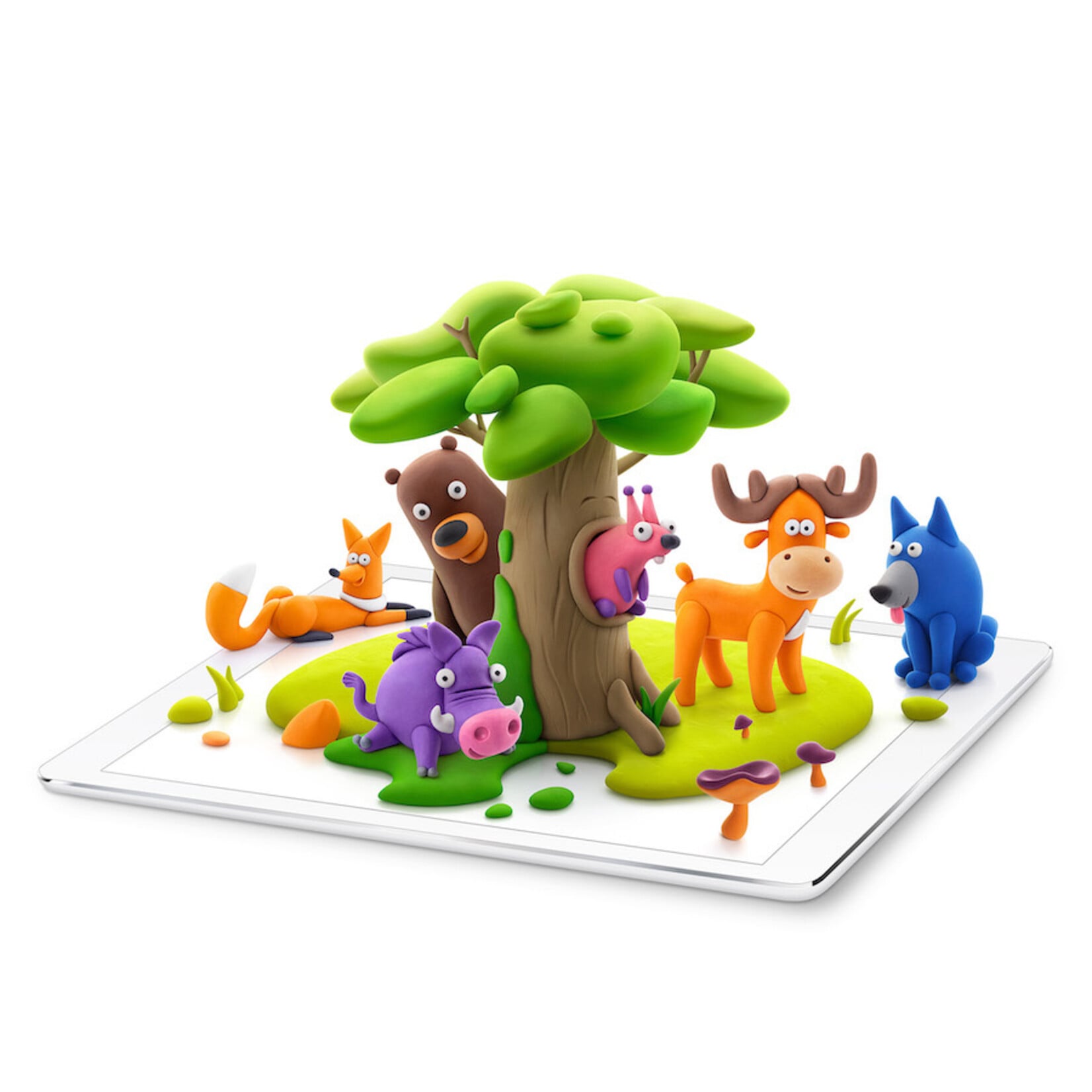 Fat Brain Hey Clay: Forest Animals