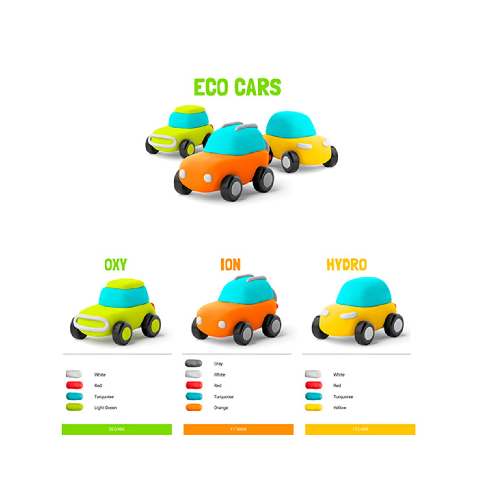 Fat Brain Hey Clay: Eco Cars