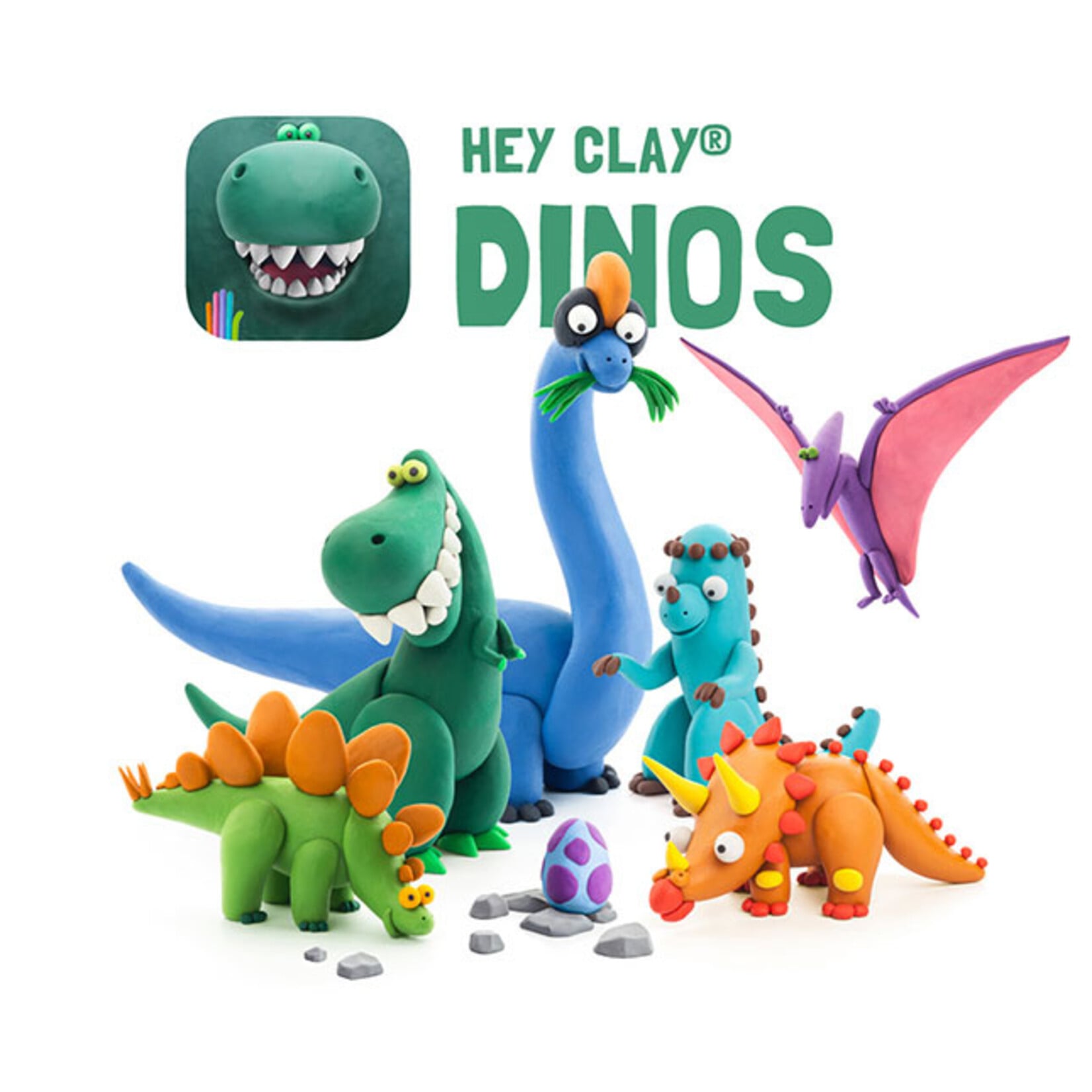 Fat Brain Hey Clay: Dinos
