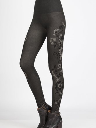 M. Rena High Waist Dancing Florals Legging (One Size 4-12) M. Rena High Waist Dancing Florals Legging (One Size 4-12)