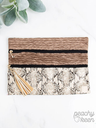 Python Perfection Double Zipper Versi Bag Python Perfection Double Zipper Versi Bag