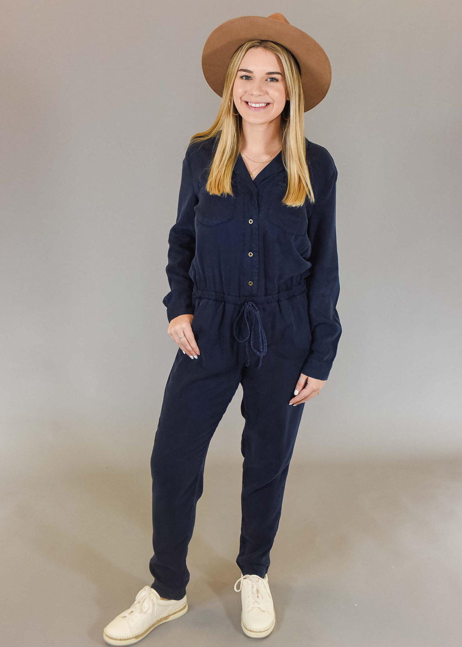navy utility jumpsuit