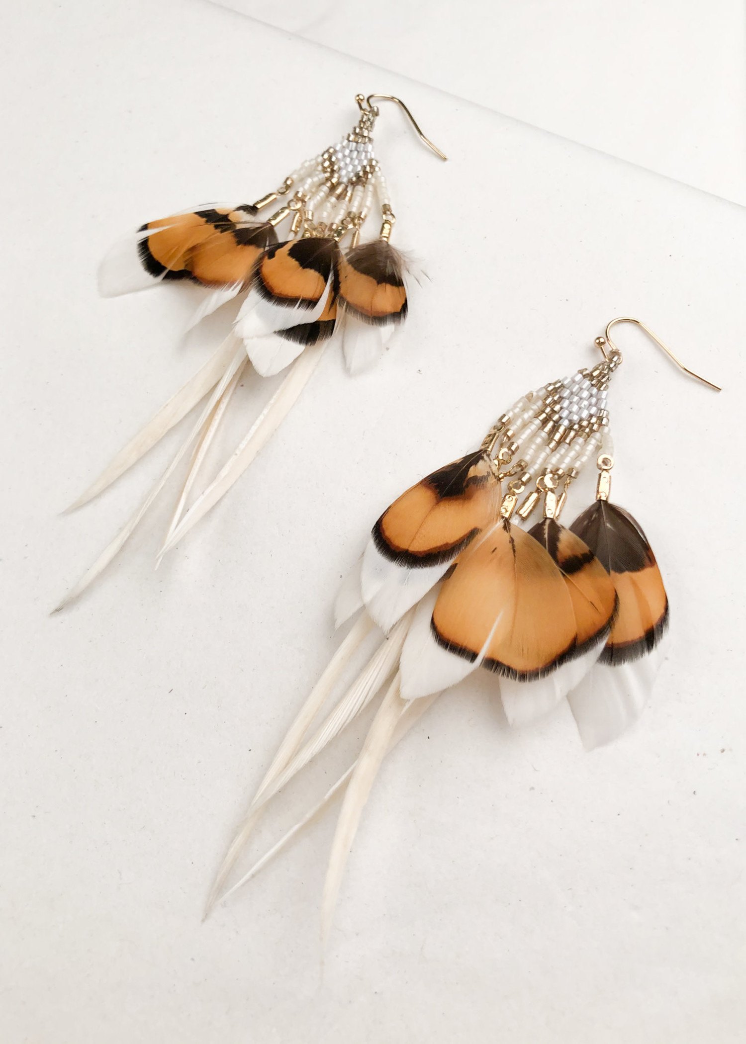 Bohemian Feather Earrings 2025