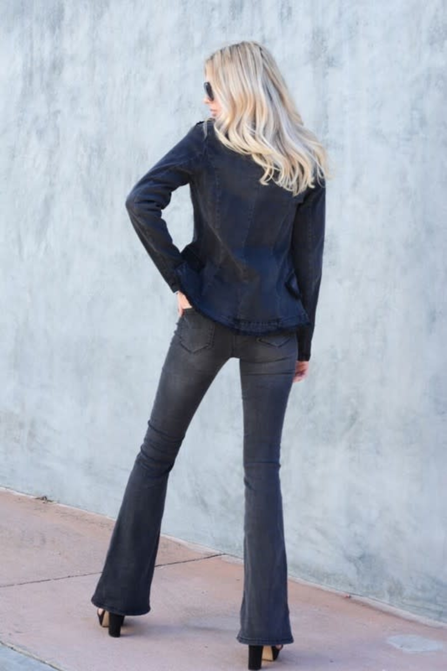 black pepper denim jacket