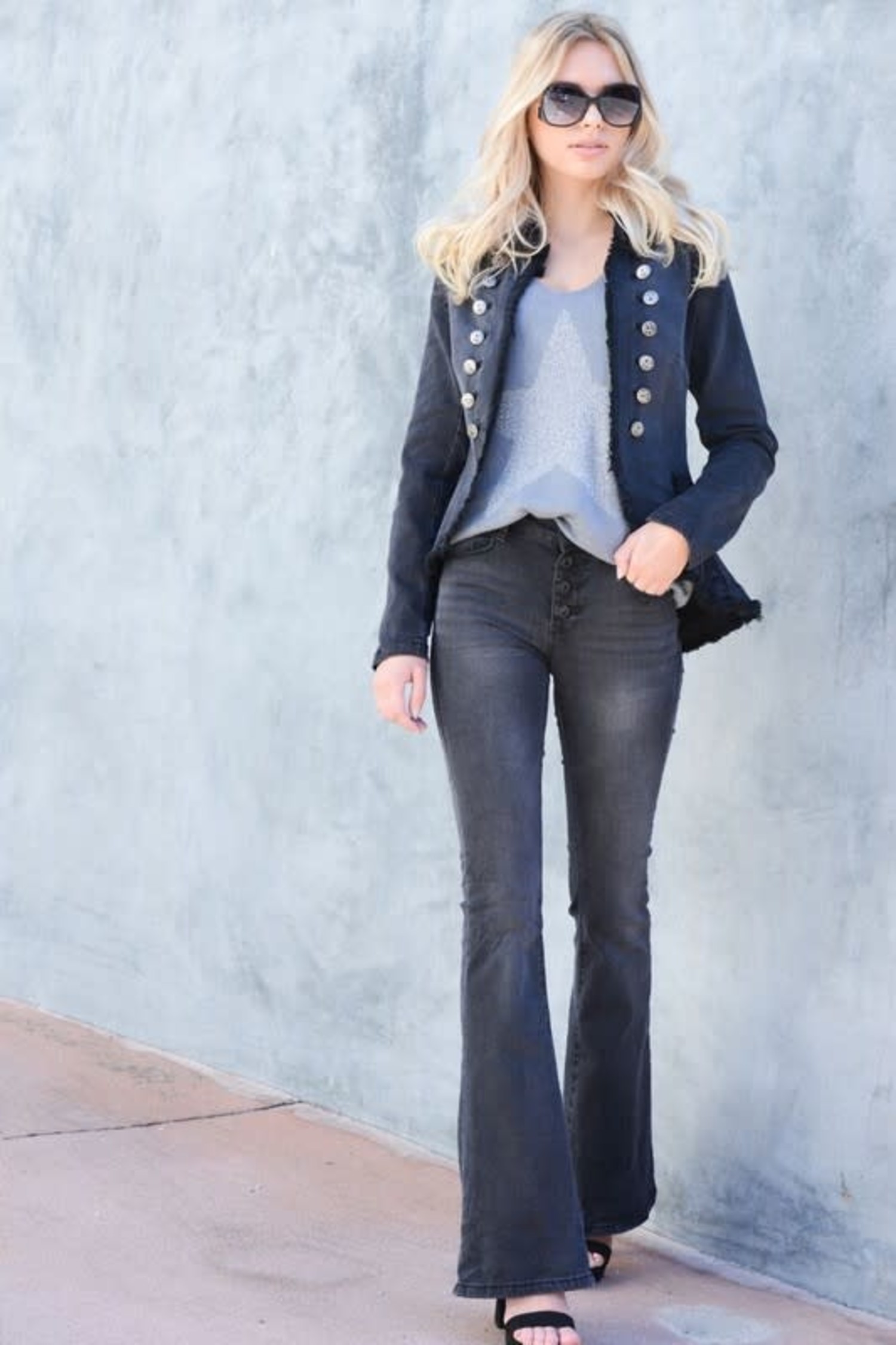 black pepper denim jacket