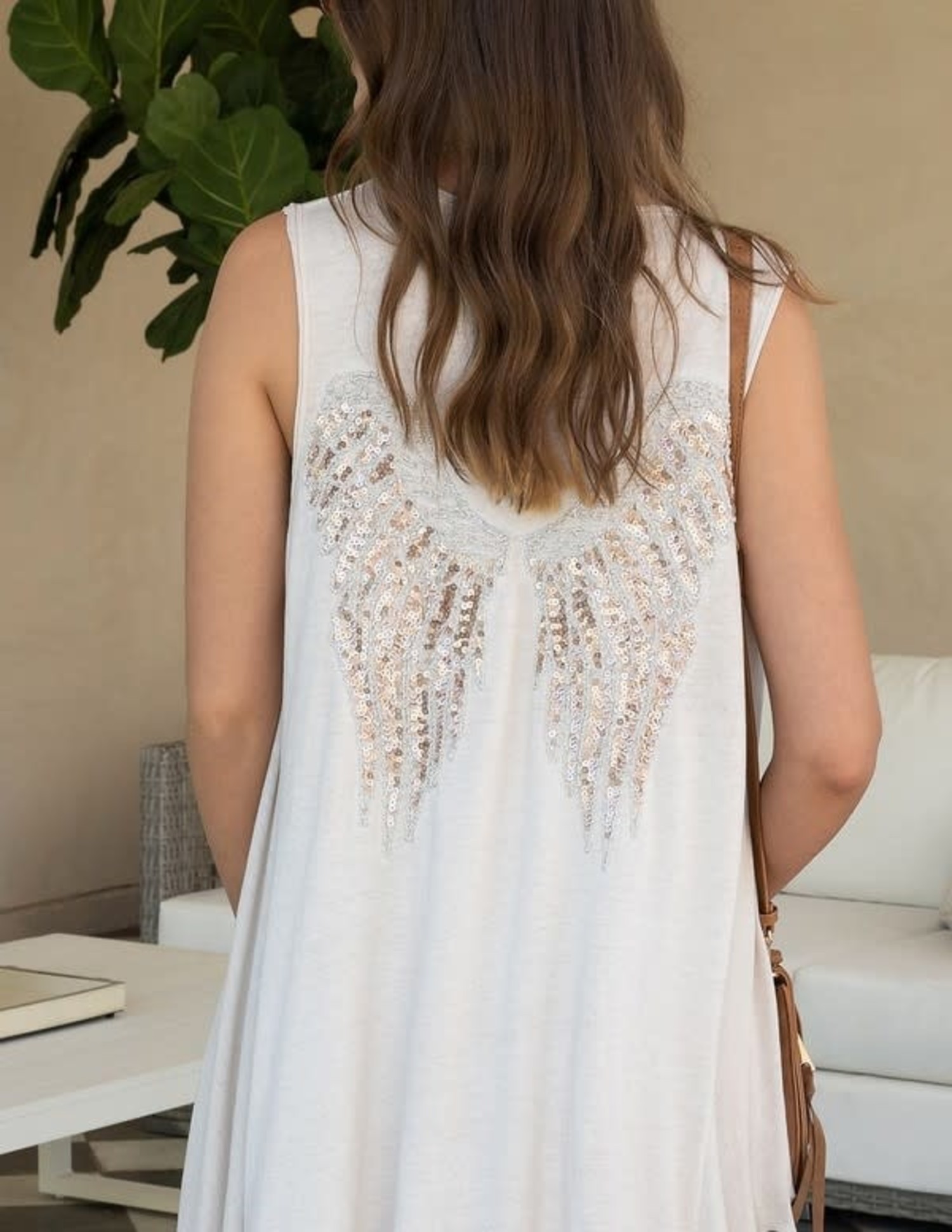 sequin fringe cardigan