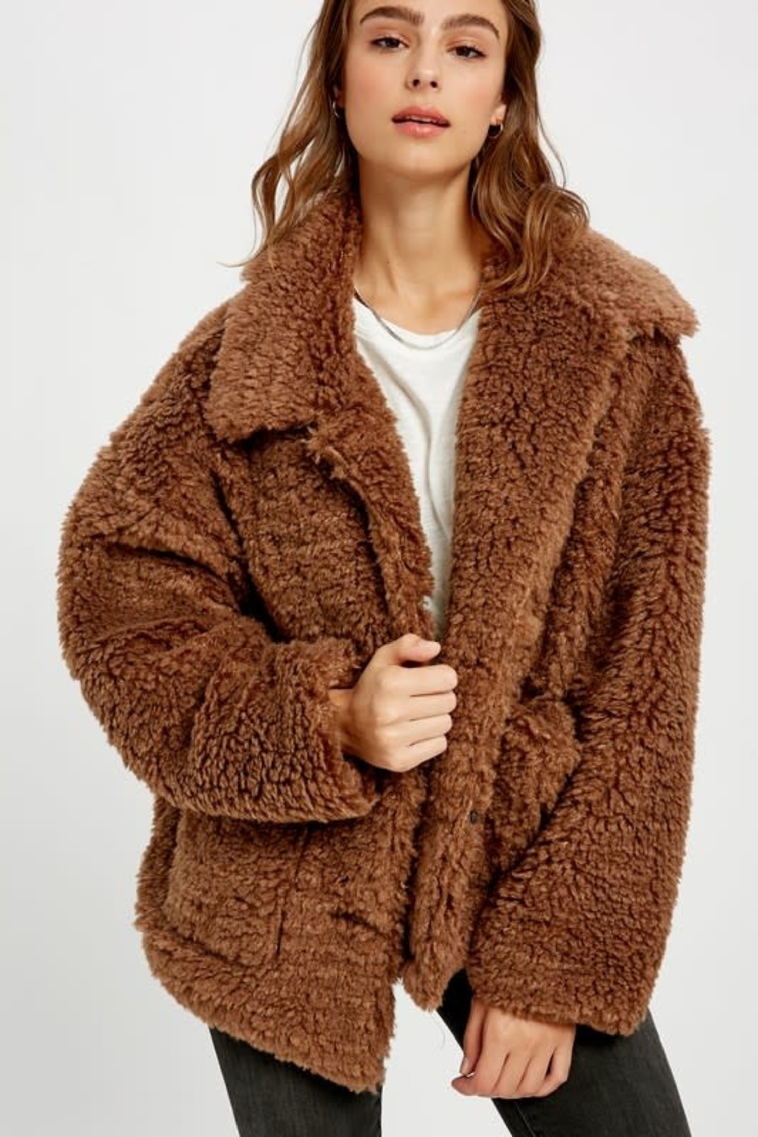 oversized teddy bear jacket