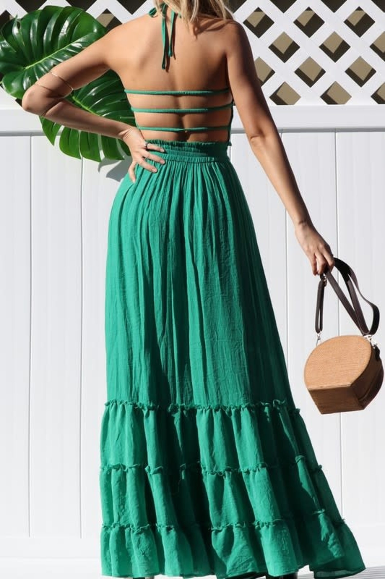 Smocked Top Maxi Dress - Society Boutique