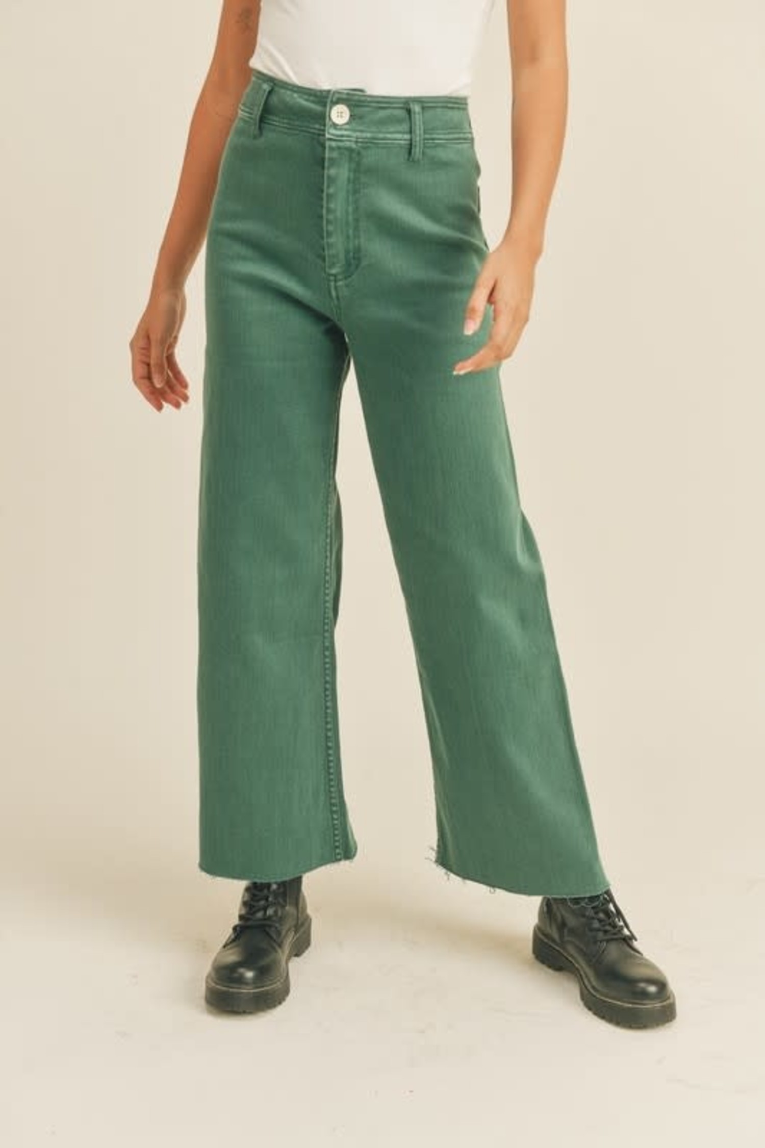 Miou Muse Wide Leg Denim Pants