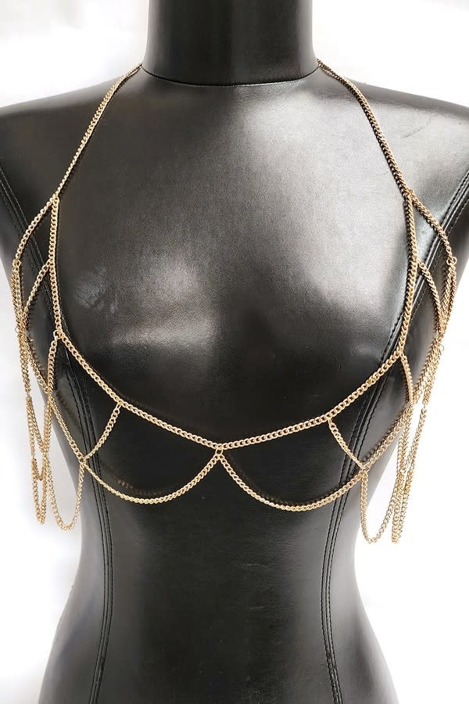 Society Boutique Simple Wave Chain Bra