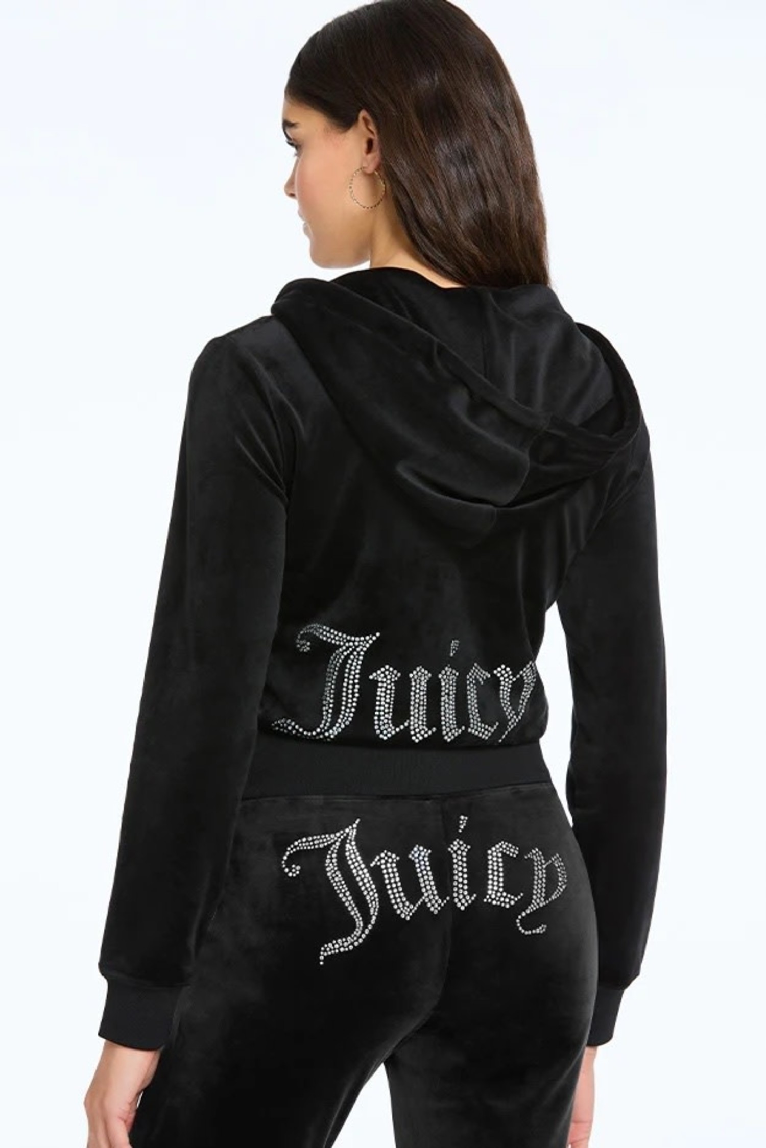 Buy Juicy Couture Black Label Womens Stretch Velour Long Sleeve Polo Regal  Blue XS at Amazonin