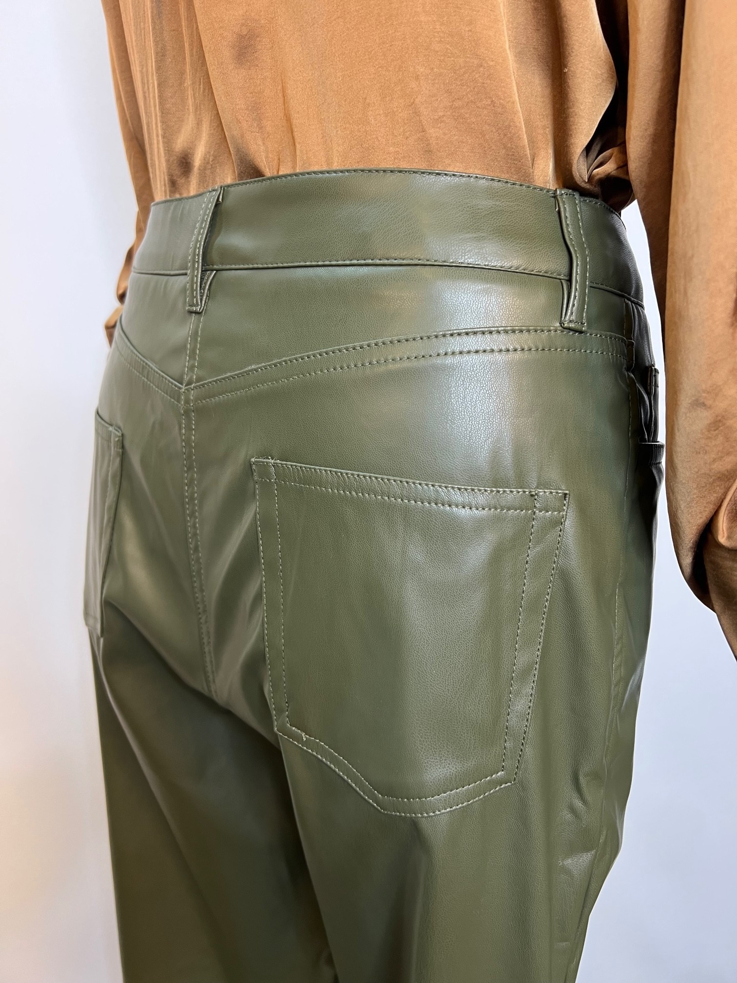 Majorie Vegan Leather Pants - Society Boutique