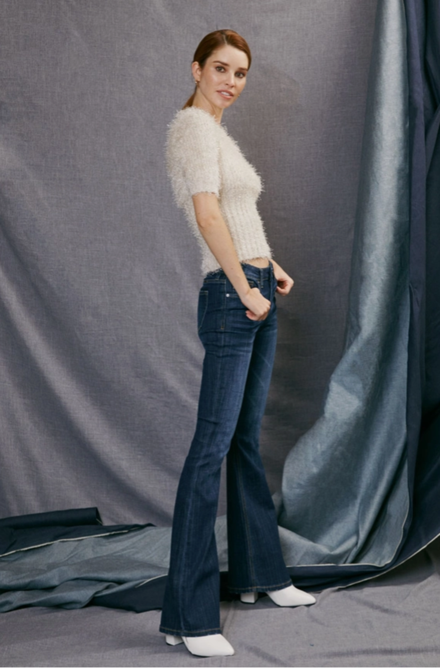 The Kelsey Midrise Flare Jeans - Society Boutique