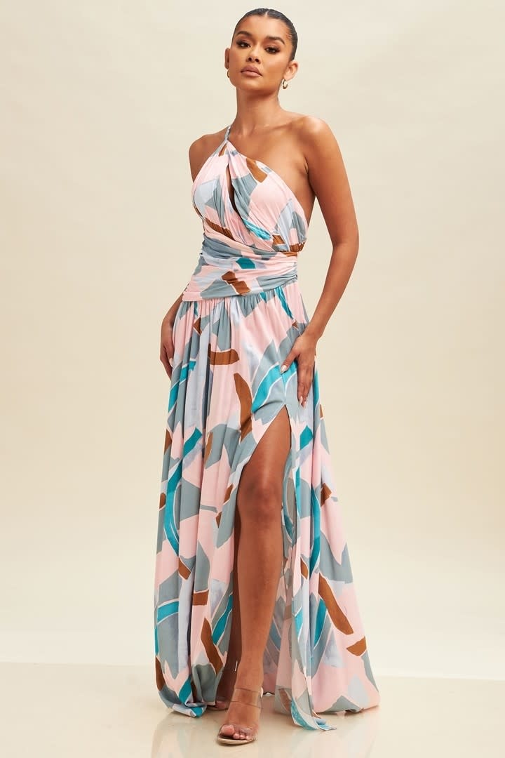 Isla One Strap Maxi Dress - Society Boutique
