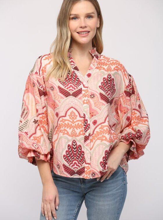 Solid Kimono Sleeves Top - Society Boutique