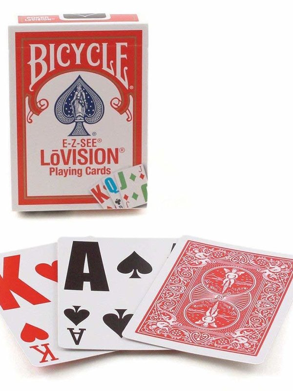 The United States Playing Card Company Bicycle EZ See Lo-Vision
