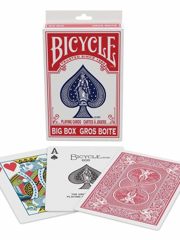 The United States Playing Card Company Bicycle Big Box Red