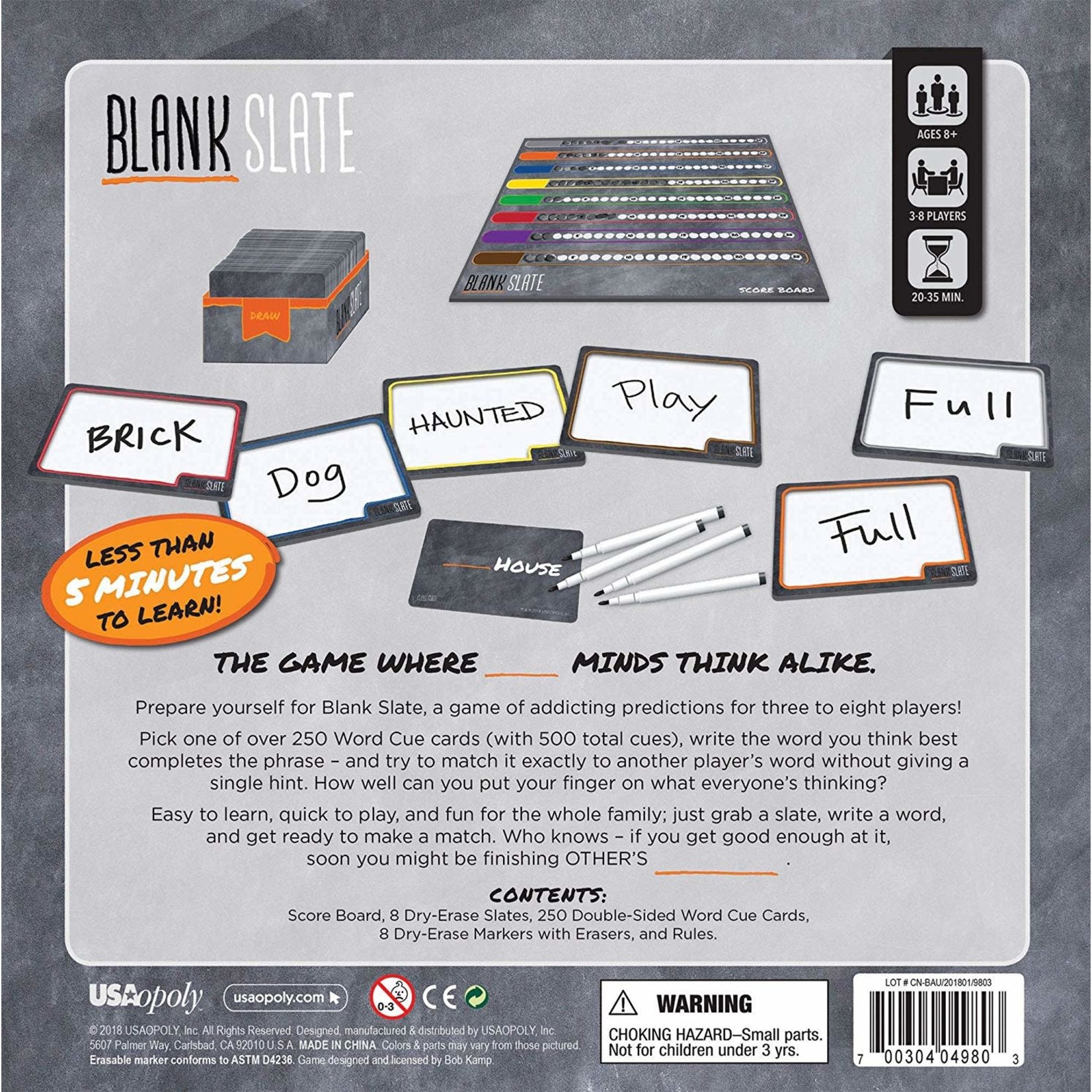 USAopoly Blank Slate