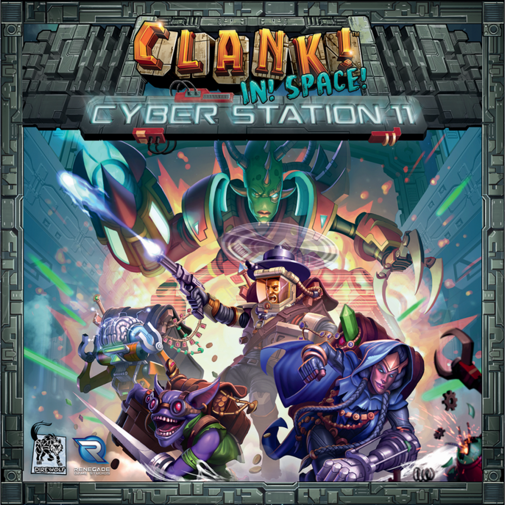 Dire Wolf Digital Clank! In! Space! Cyber Station 11 Expansion