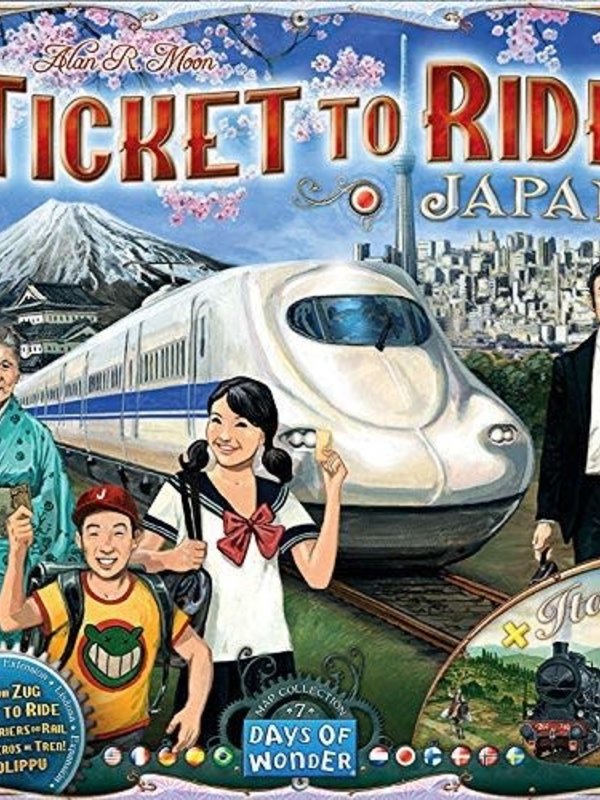 Days of Wonder Ticket to Ride Japan & Italy Map Collection V7