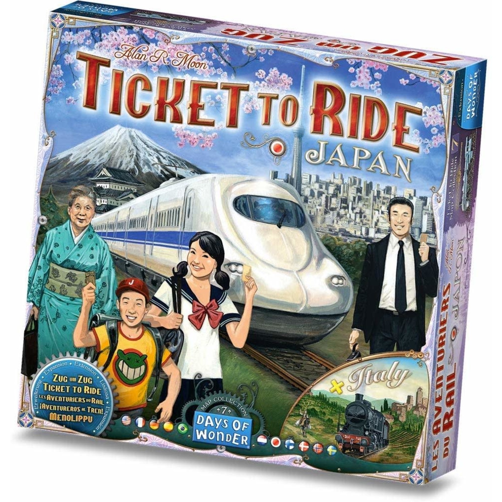 Days of Wonder Ticket to Ride Japan & Italy Map Collection V7