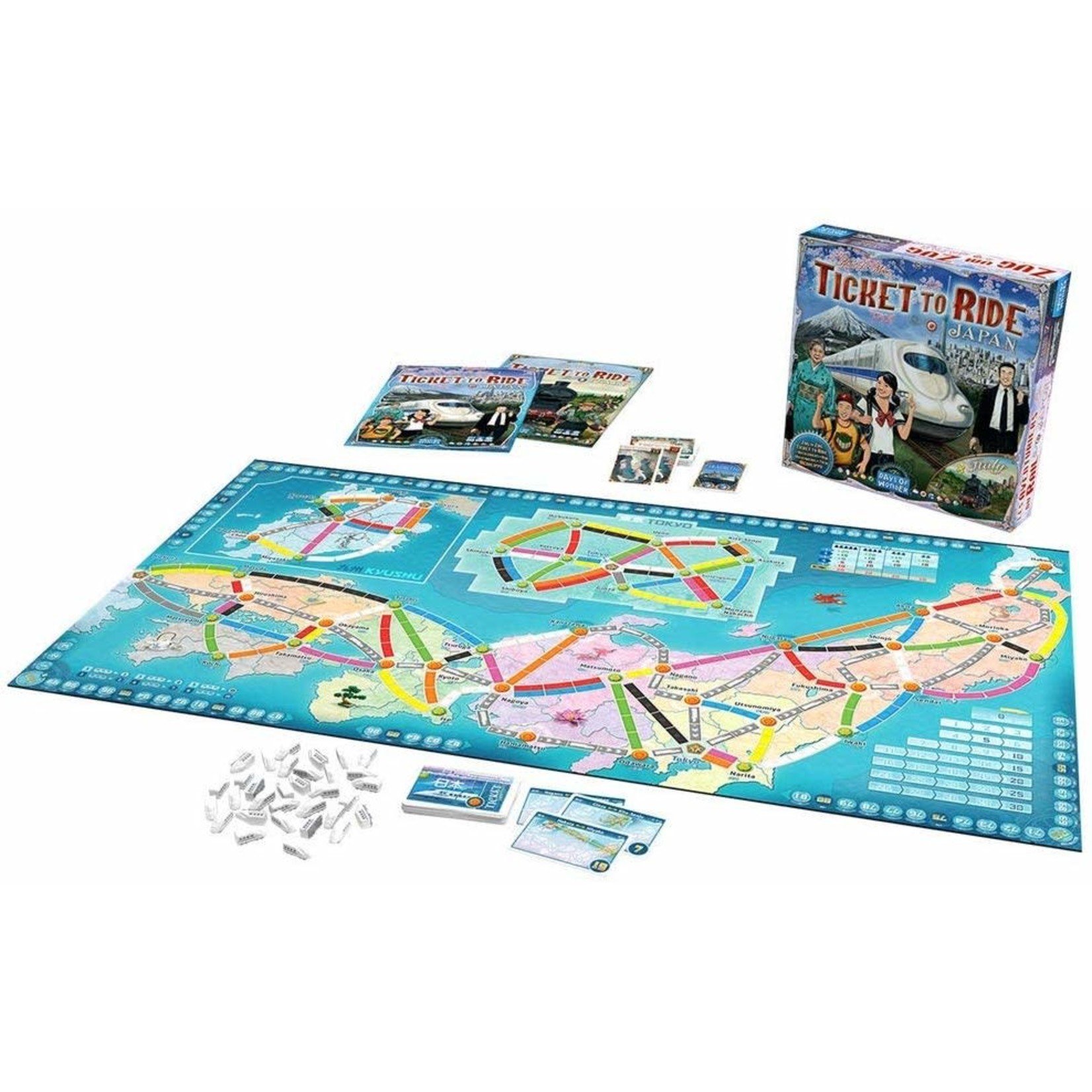 Days of Wonder Ticket to Ride Japan & Italy Map Collection V7