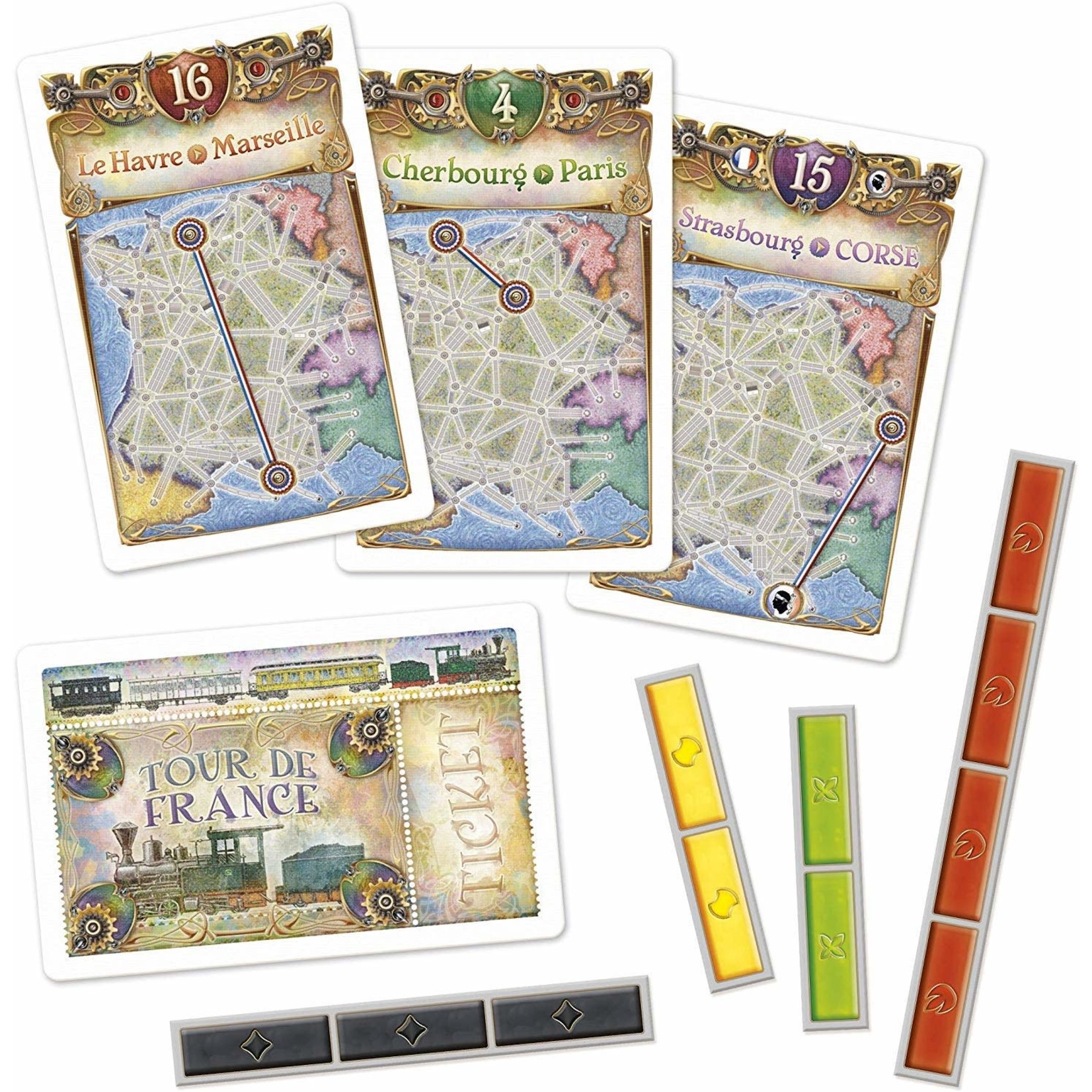 Days of Wonder Ticket To Ride: France Old West Map 6