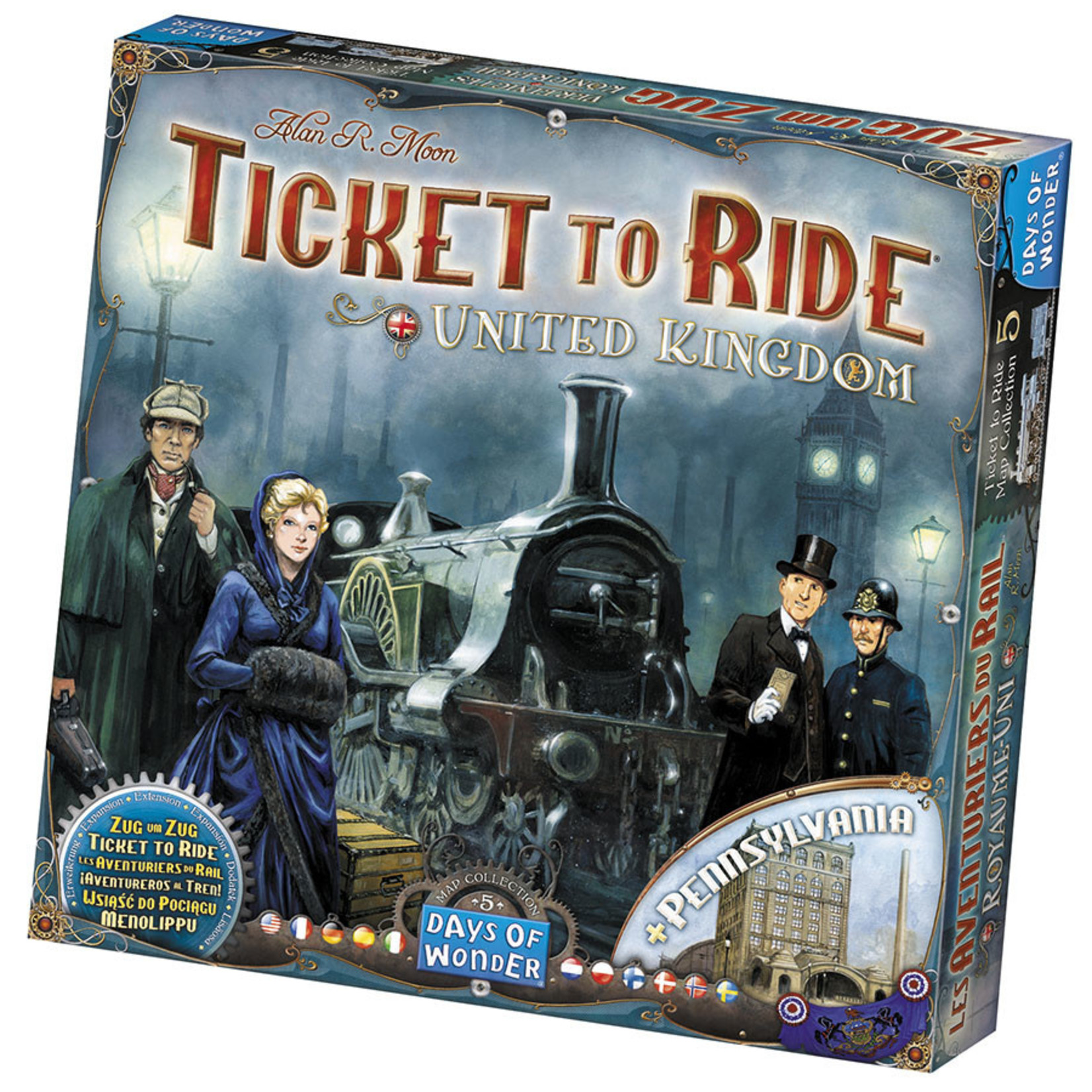 Days of Wonder Ticket To Ride: United Kingdom Map Collection V5