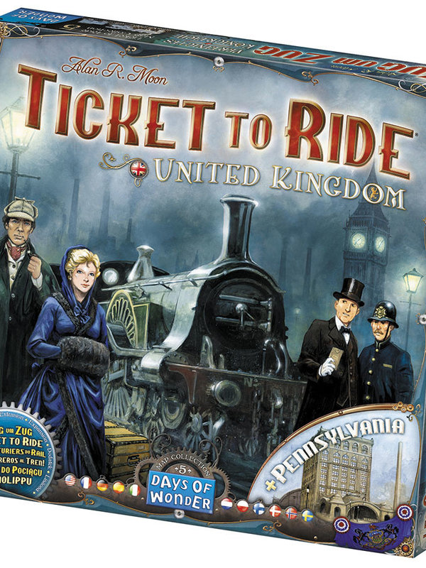Days of Wonder Ticket To Ride: United Kingdom Map Collection V5