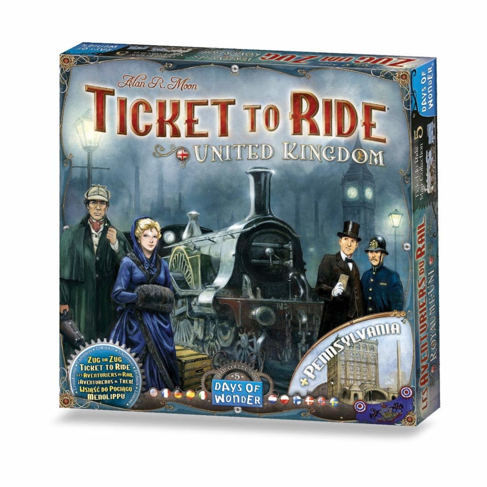 Days of Wonder Ticket To Ride: United Kingdom Map Collection V5