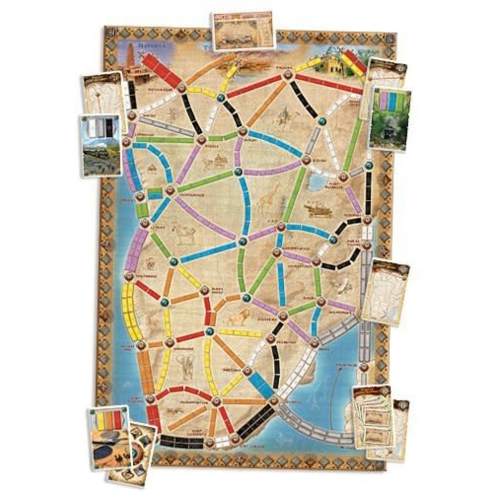 Days of Wonder Ticket to Ride Heart of Africa Map Collection V3