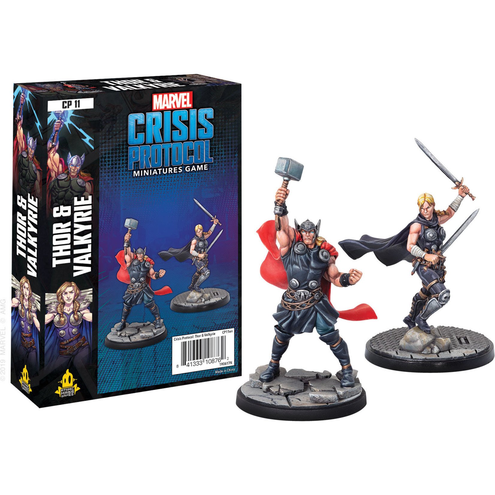 Atomic Mass Games Marvel Crisis Protocol - Thor and Valkyrie Character Pack