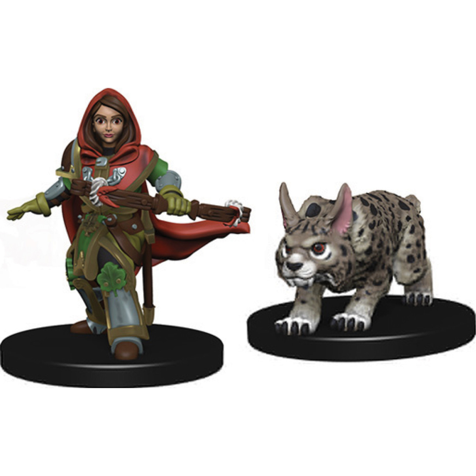 WIZKIDS/NECA Wardlings Girl Ranger & Lynx W1