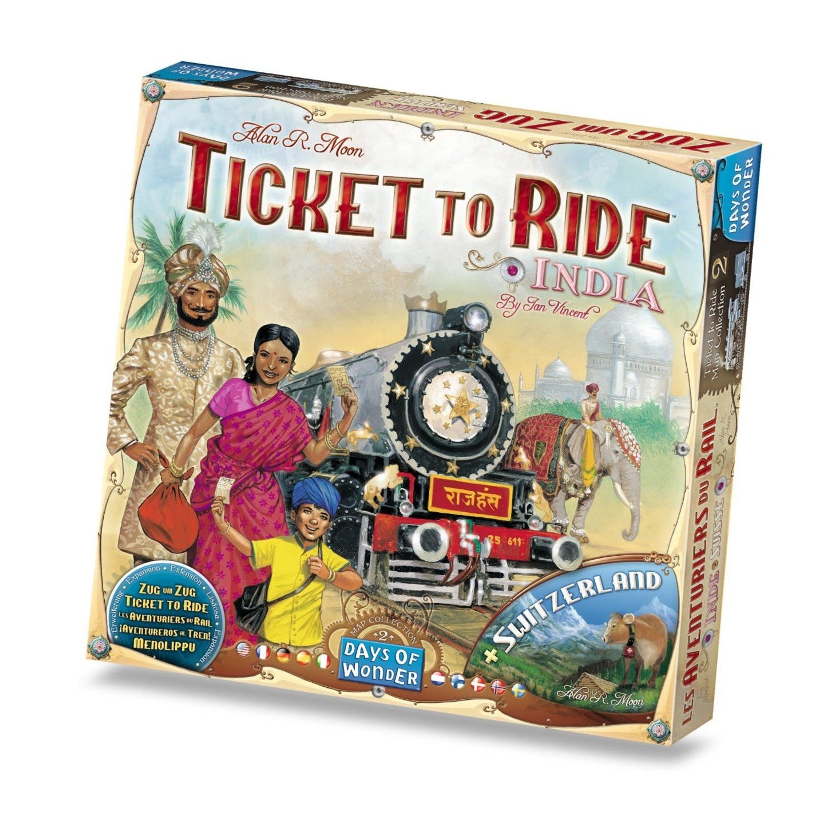 Days of Wonder Ticket to Ride India Map Collection V2