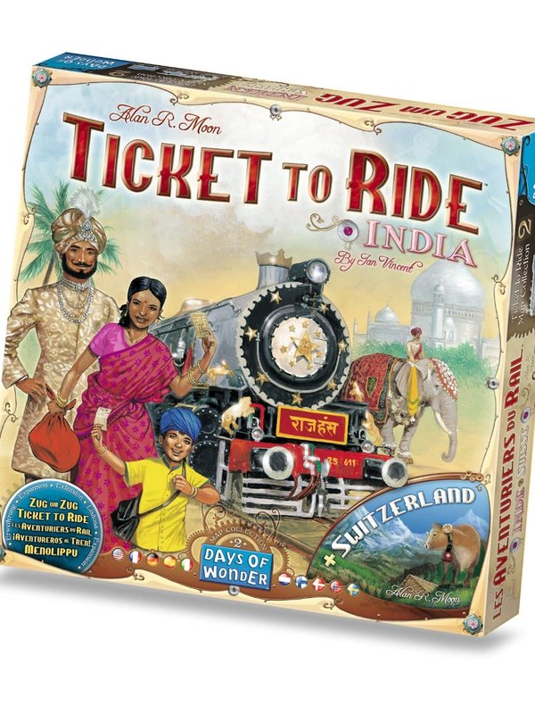 Days of Wonder Ticket to Ride India Map Collection V2