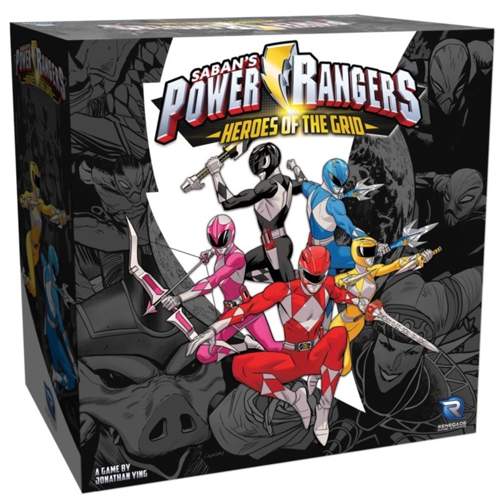 Renegade Game Studios Power Rangers Heroes of the Grid Board Game