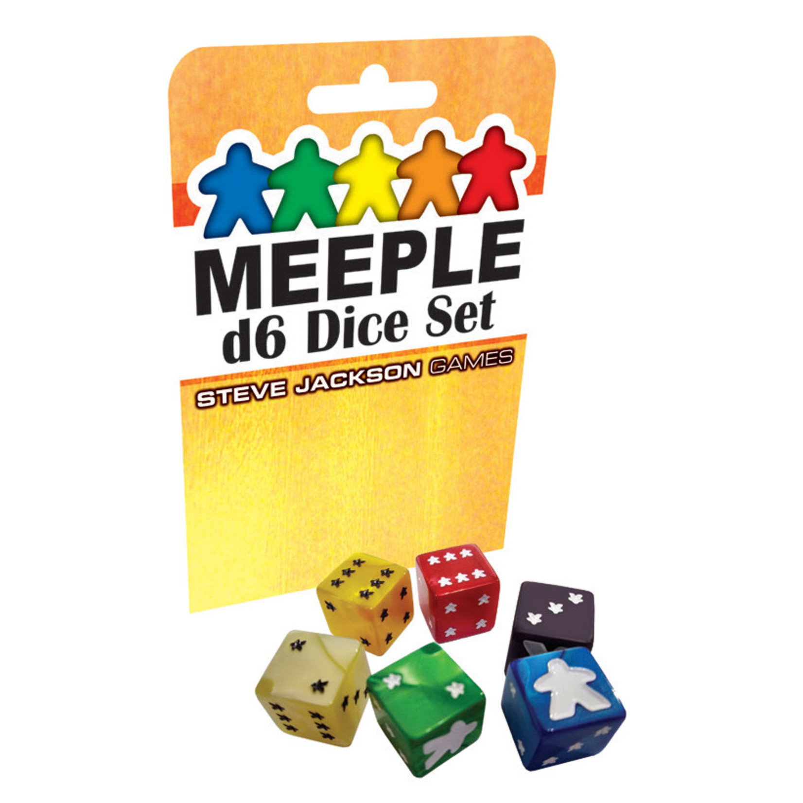 Steve Jackson Games Meeple D6 Dice Set: Red