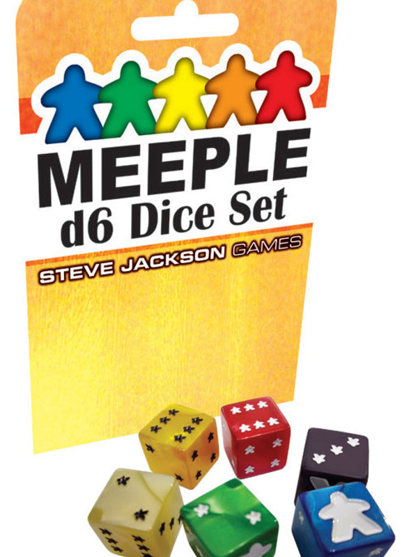 Steve Jackson Games Meeple D6 Dice Set: Red