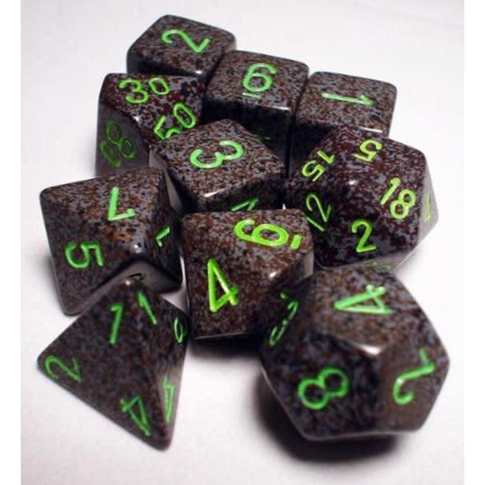 Chessex Speckled Poly Earth 7 die set