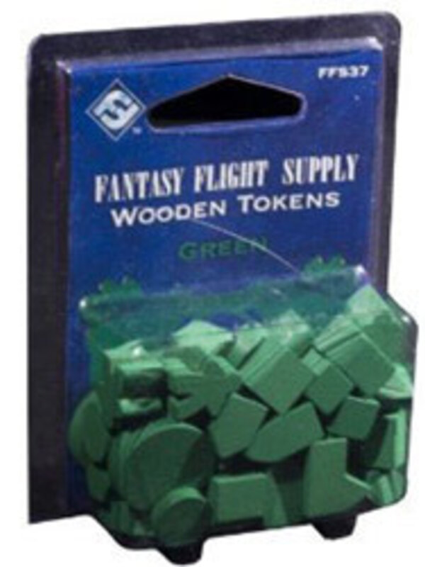 Fantasy Flight Games Wooden Tokens: Green