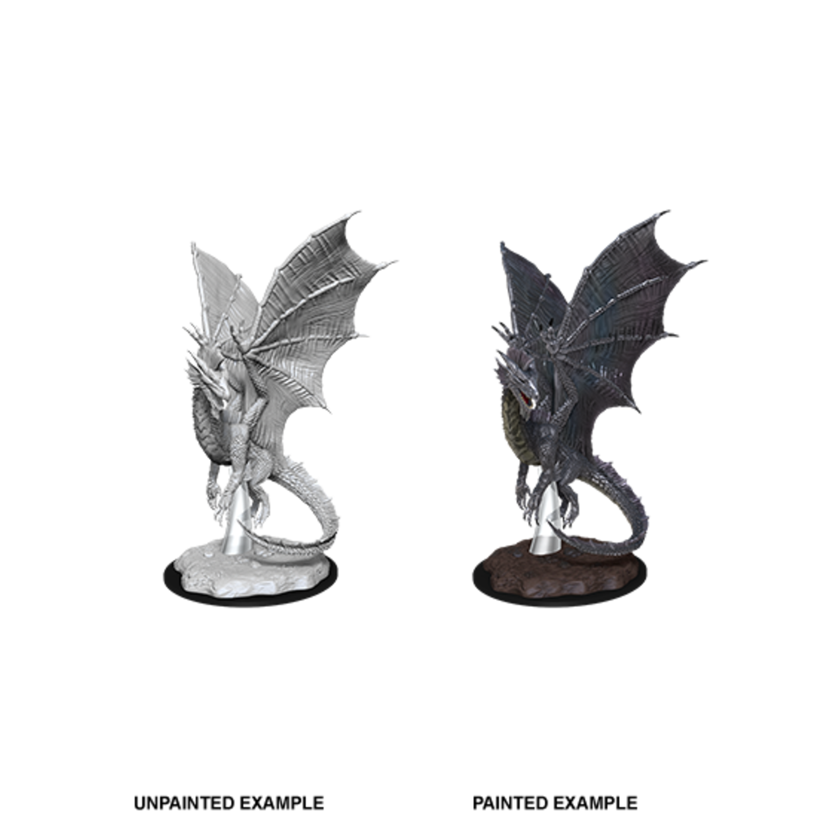 WIZKIDS/NECA D&DNMUM Young Silver Dragon W11