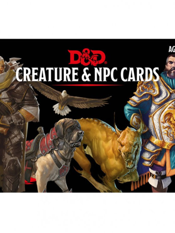 WOTC D&D D&D 5E: Creatures & NPCs Cards (182)