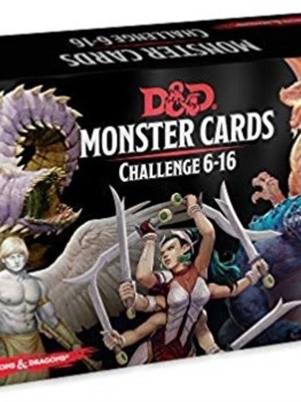 WOTC D&D D&D RPG: Monster Cards 6-16 (125)