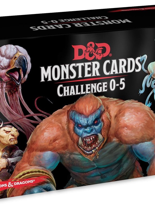 WOTC D&D D&D RPG: Monster Cards 0-5 (268)