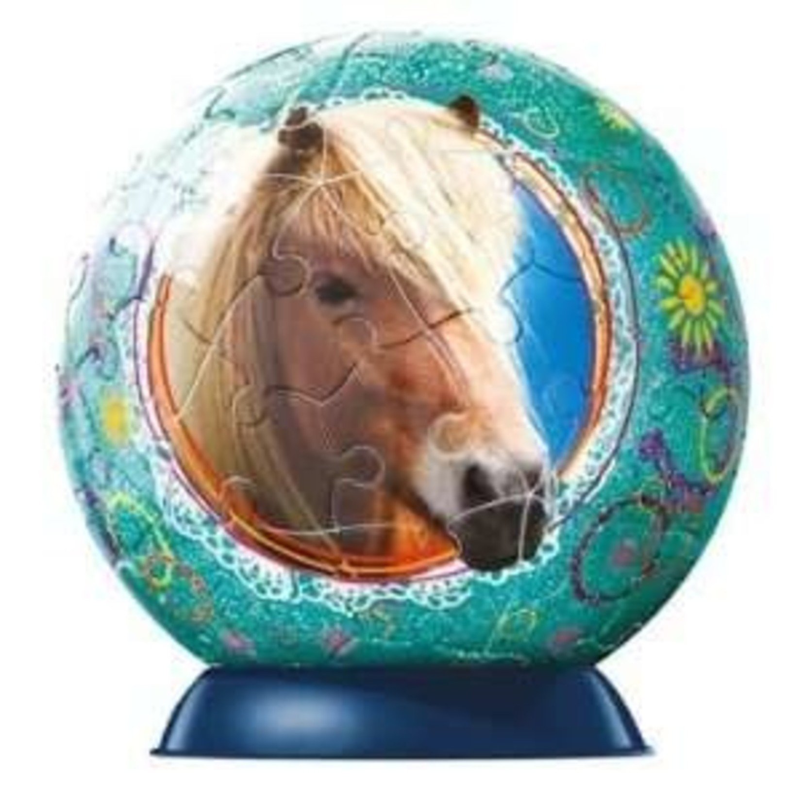 Ravensburger Horses with Glitter 60pc puzzleball