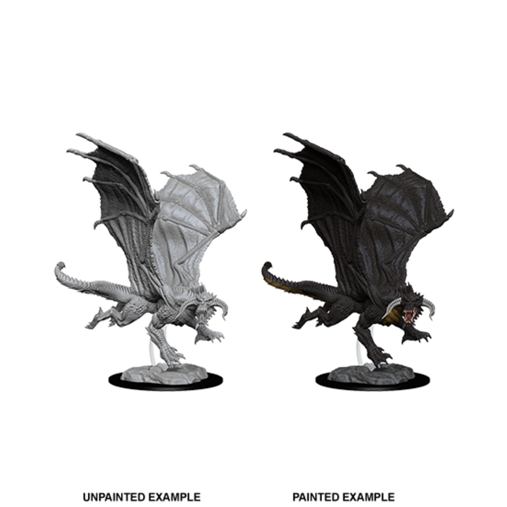 WIZKIDS/NECA D&D Young Black Dragon W8